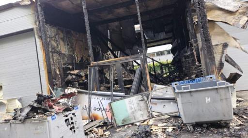 Fermeture d’urgence suite incendie